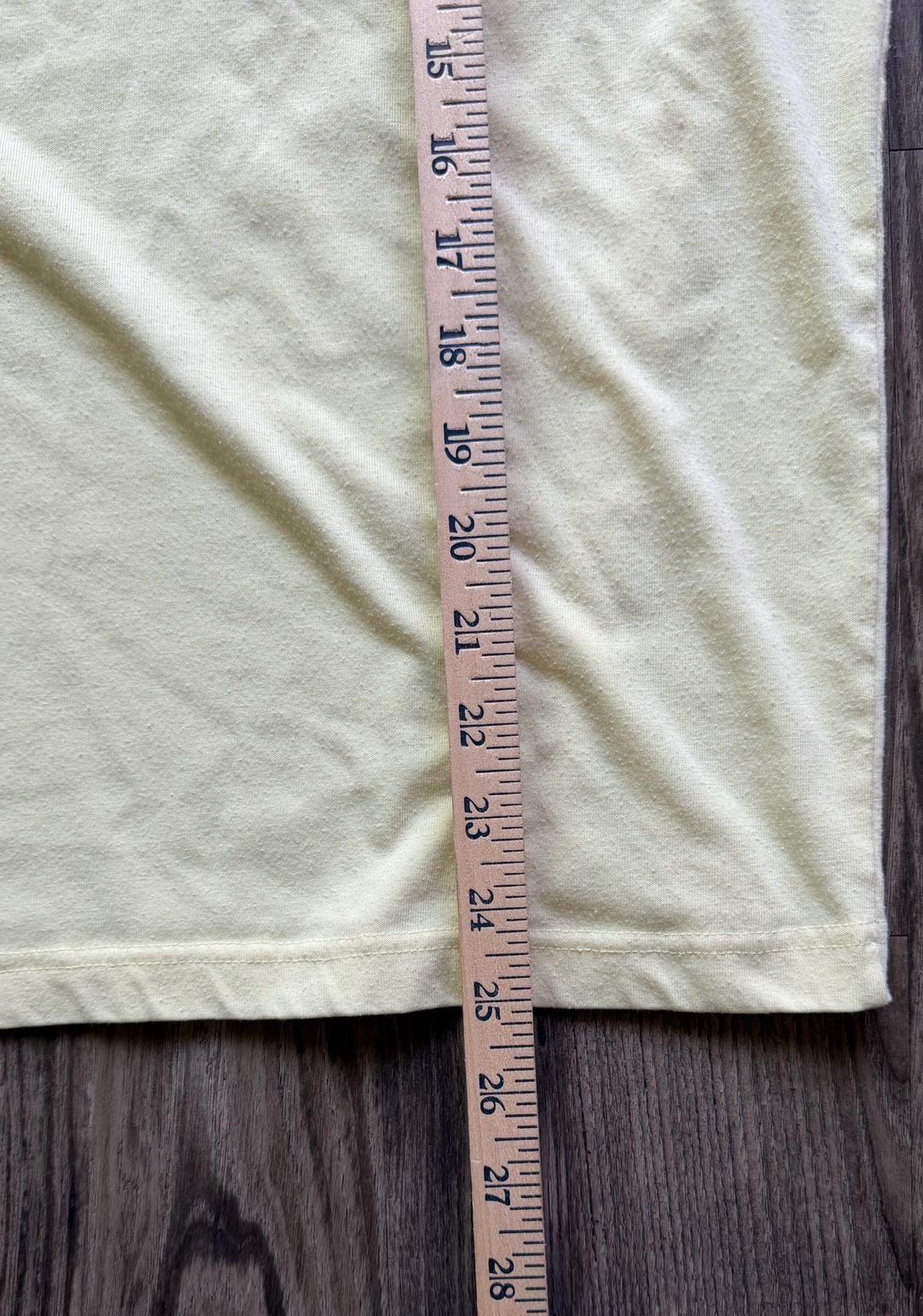 Vintage Forenza Authentic Sportswear Men's Short Sleeve Pocket T-Shirt Yellow 9