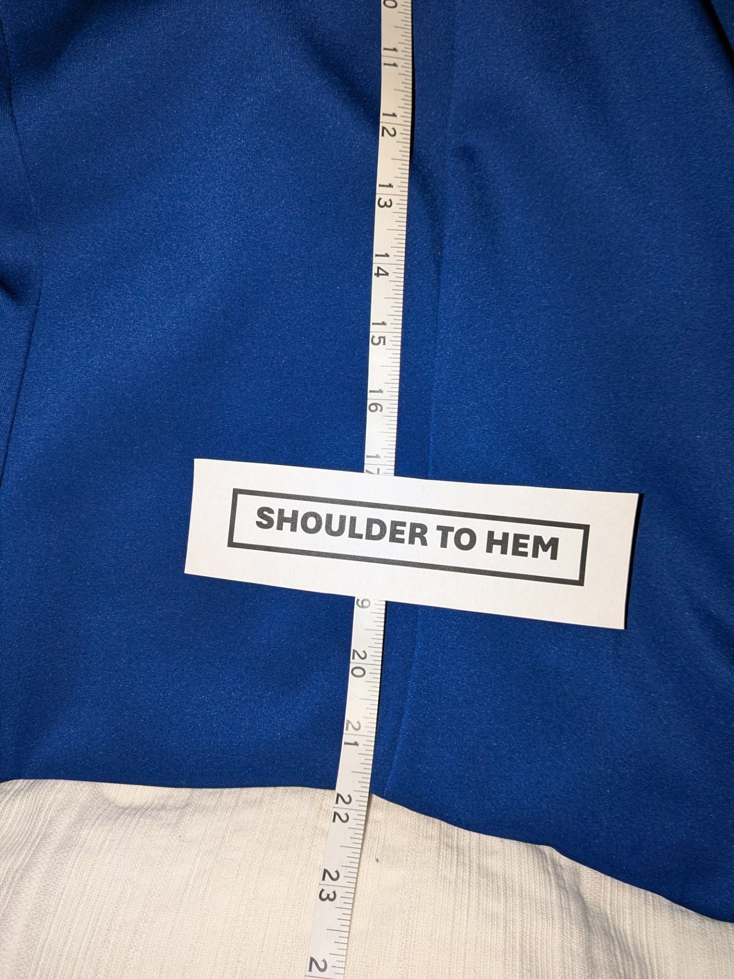 Modamix Blue Open Front Blazer Size 18W 5
