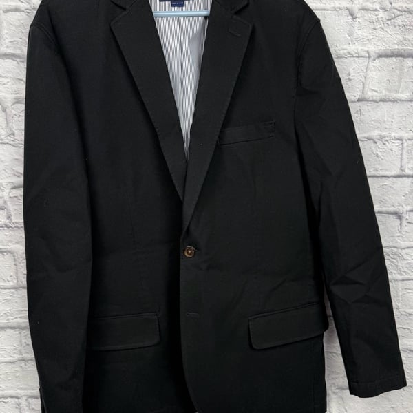 Cremieux Classics Men's Black Casual Blazer Sport Coat Size XL 38