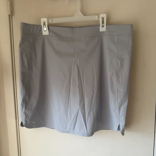 Adidas Adizero Light Gray Athletic Skirt