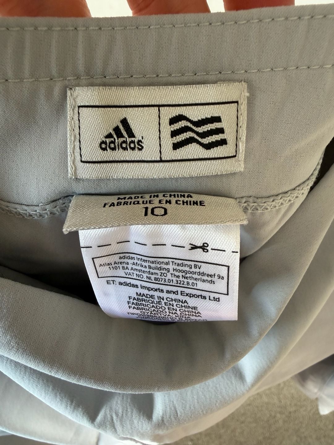 Adidas Adizero Light Gray Athletic Skirt 7