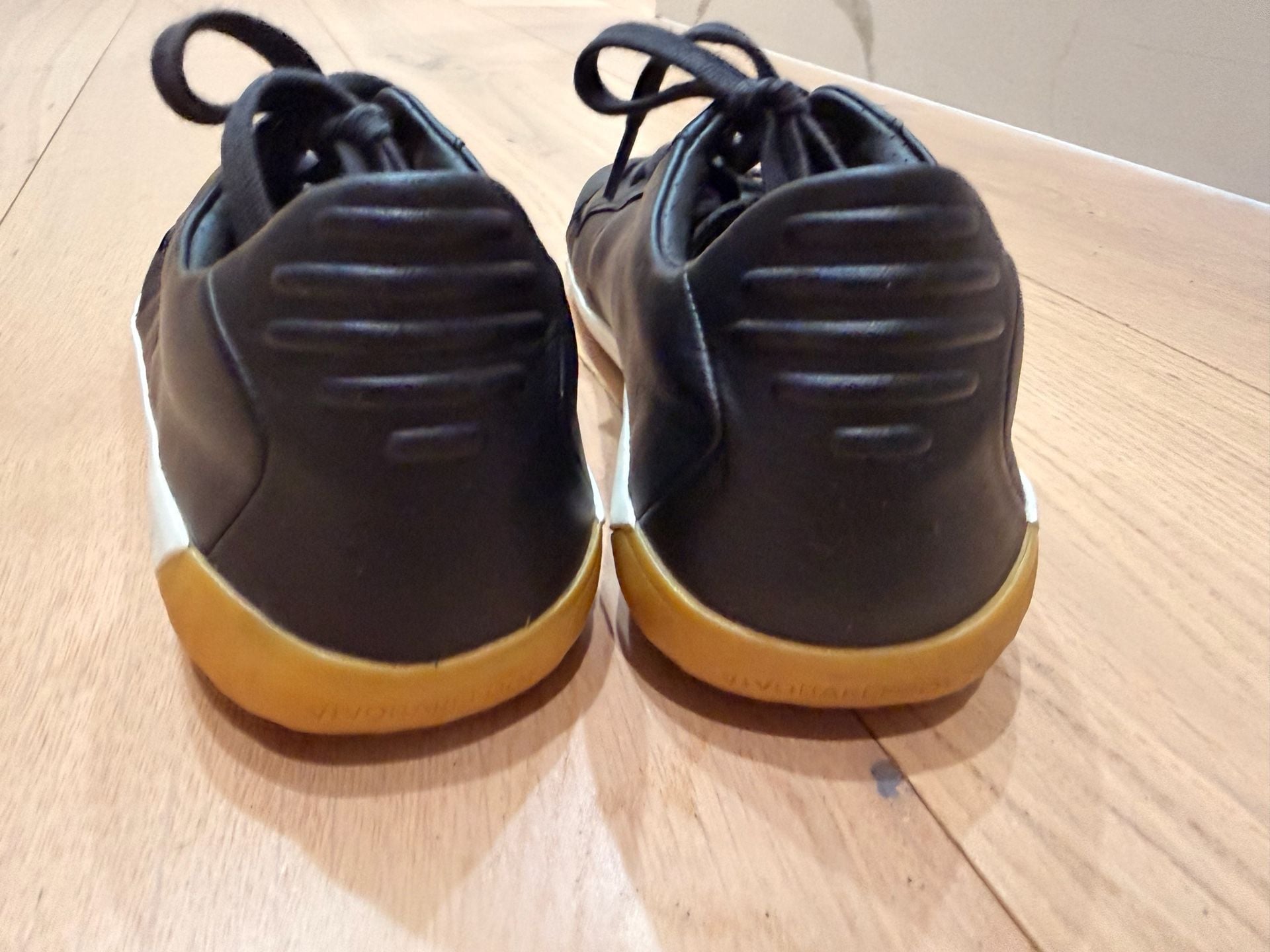 Vivobarefoot Geo Court II Black Leather Minimalist Barefoot Sneakers 4