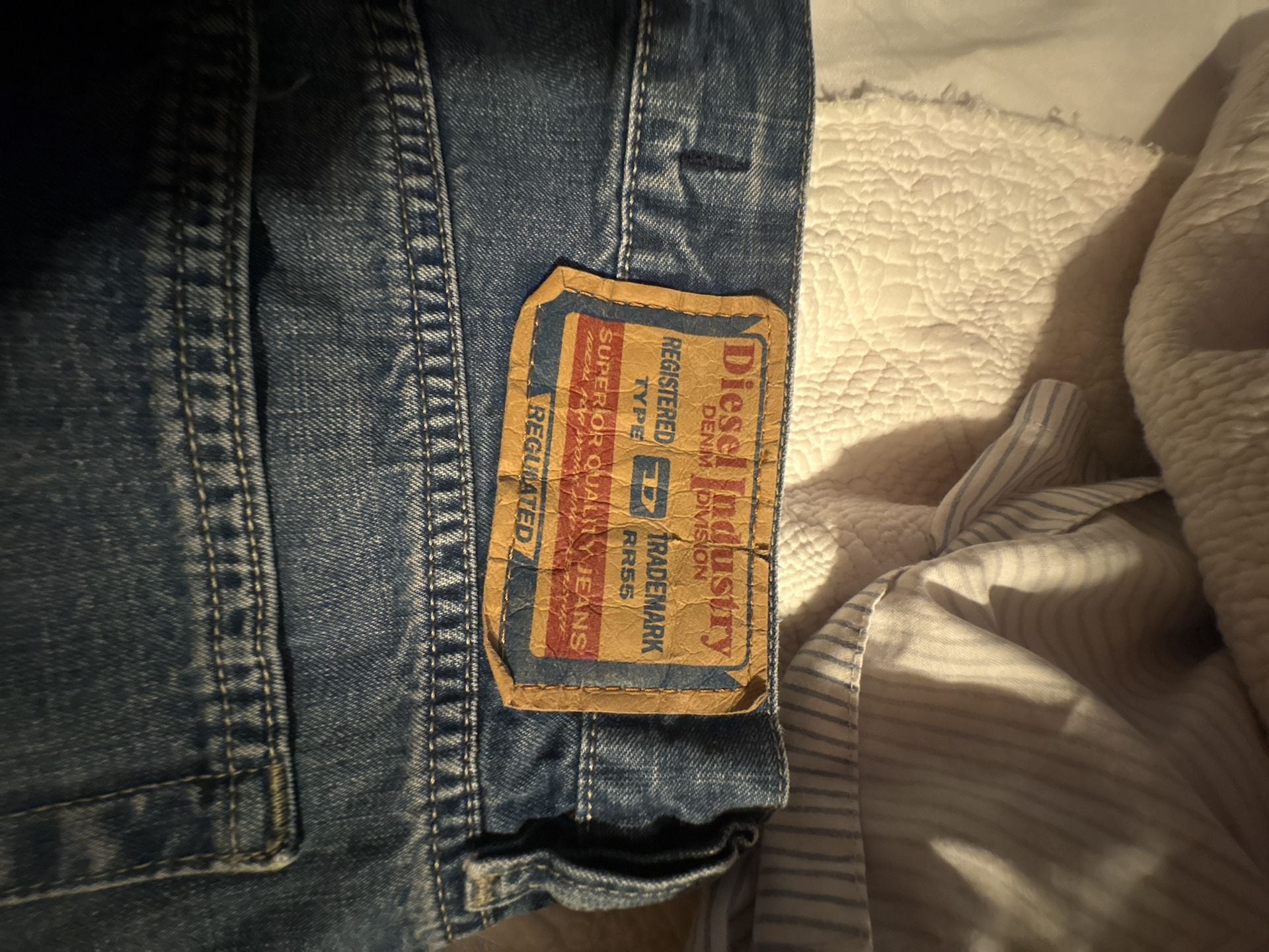 Diesel Industry Denim Division RR55 Regular Vintage Wash Jeans 6