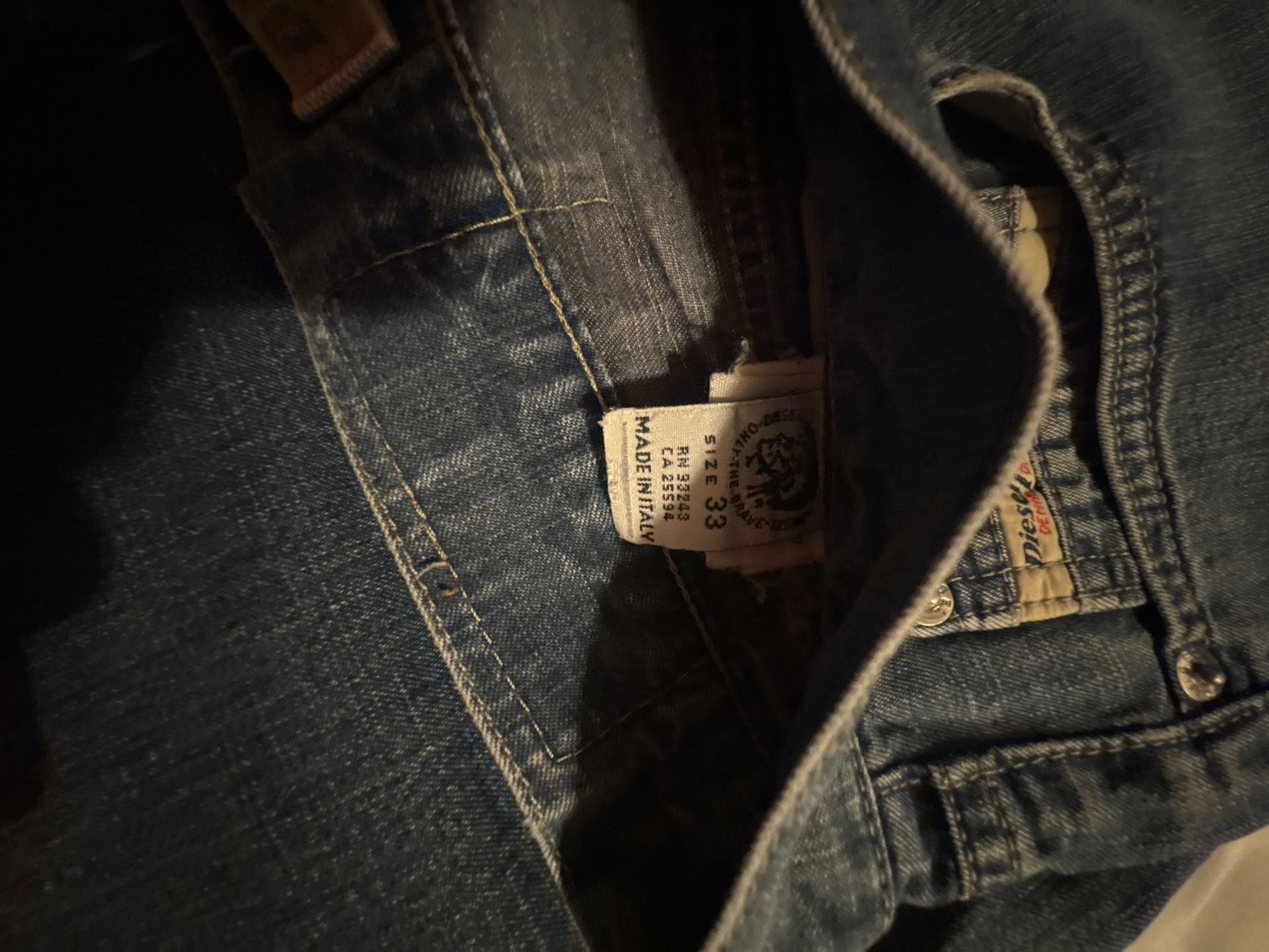 Diesel Industry Denim Division RR55 Regular Vintage Wash Jeans 8