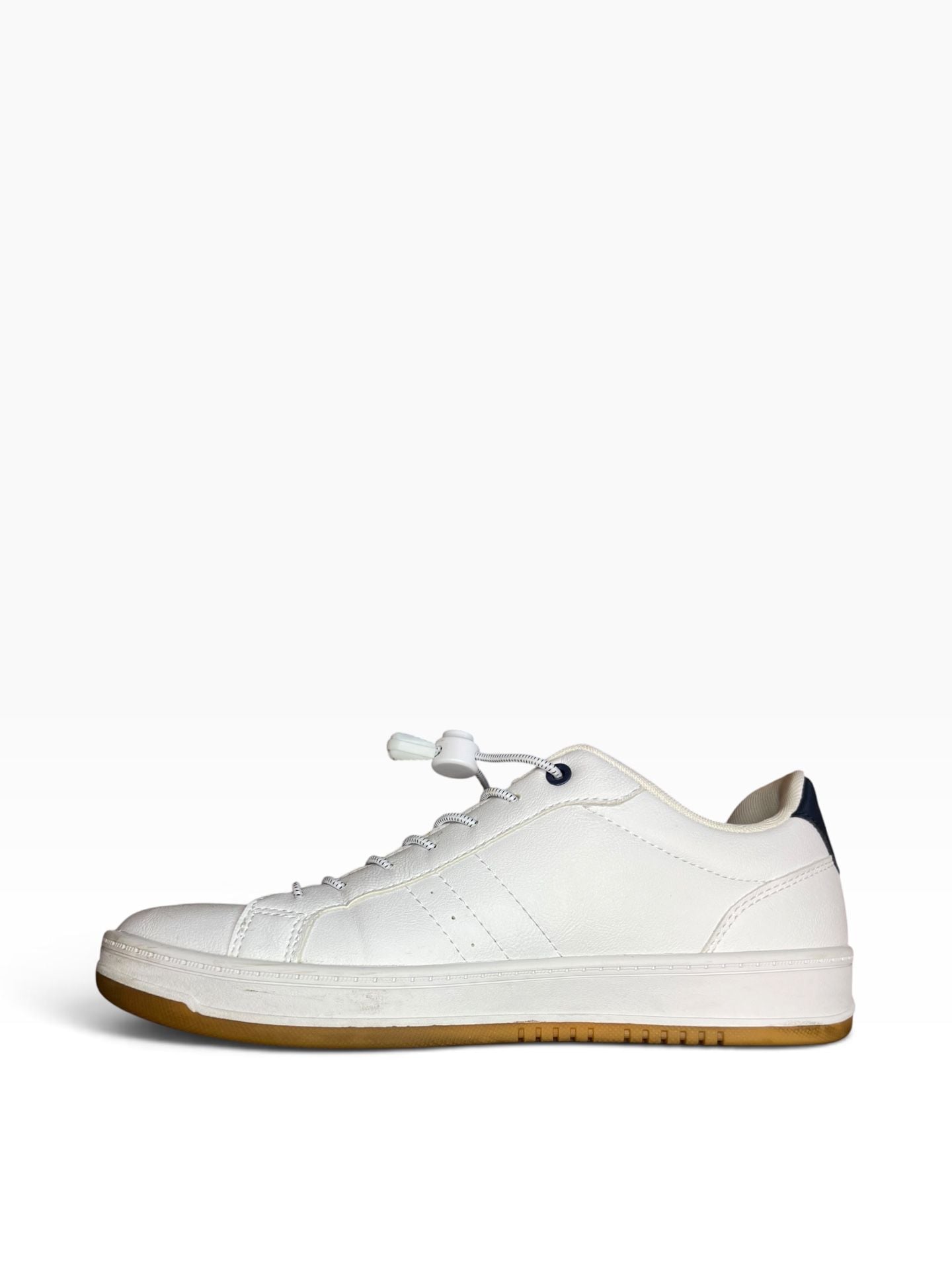 Levi's Men's Carson Synthetic Leather Casual Sneaker White Navy Red 7