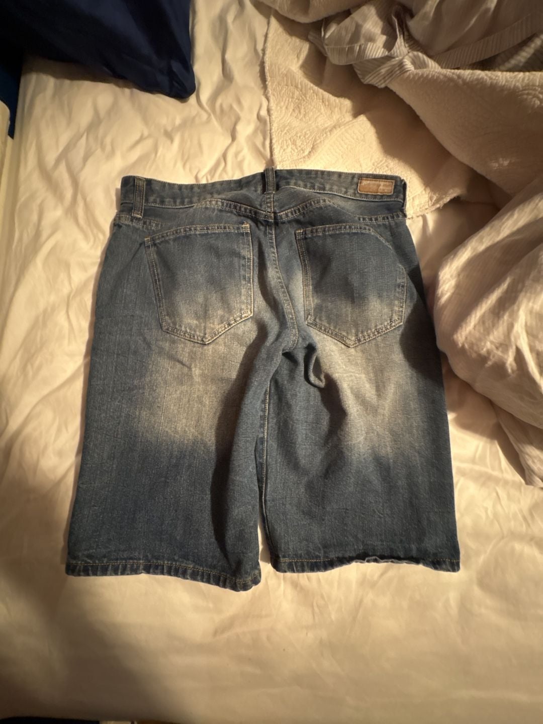 Ecko Unltd Relaxed Denim Jorts Shorts Size 32 Vintage Y2K Baggy Blue 4