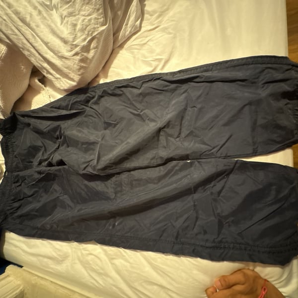 Nike Vintage Y2K Lined Track Pants Navy Blue Mens Size Large