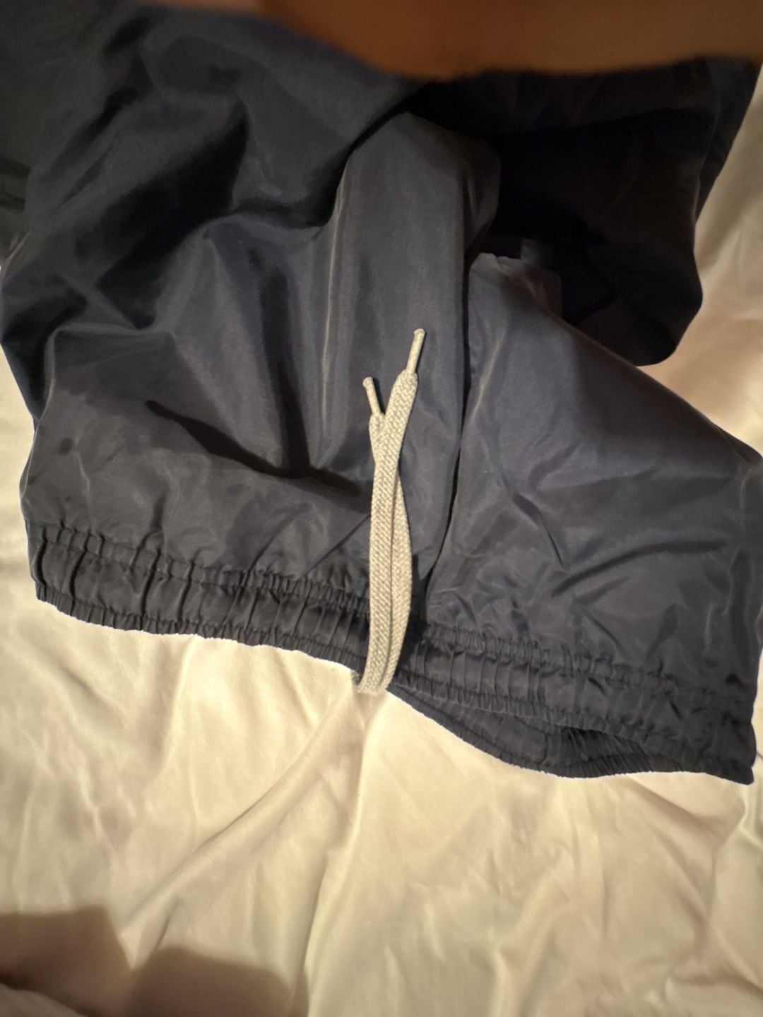 Nike Vintage Y2K Lined Track Pants Navy Blue Mens Size Large 7
