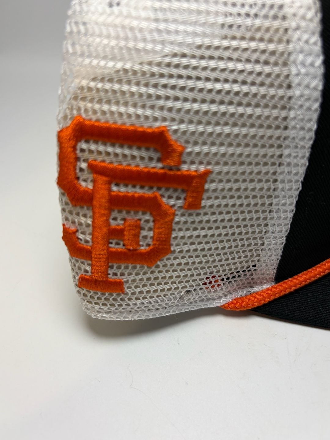Fanatics San Francisco Giants Black Heritage Golfer Snapback Trucker Hat 7