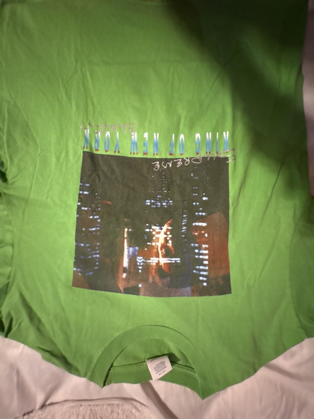 Supreme King of New York Tee Green Large 3