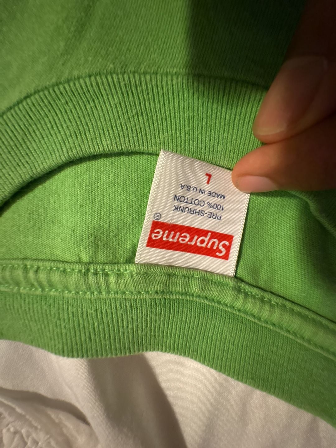 Supreme King of New York Tee Green Large 4