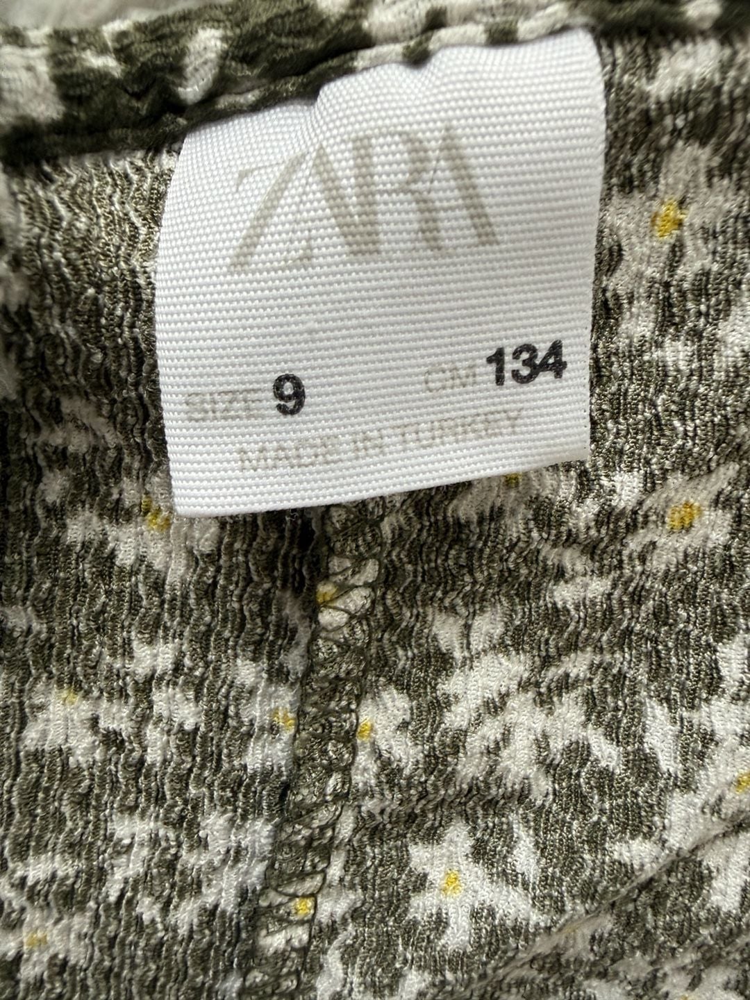 Zara Girls Floral Print Strappy Jumpsuit Size 9 / 134 3