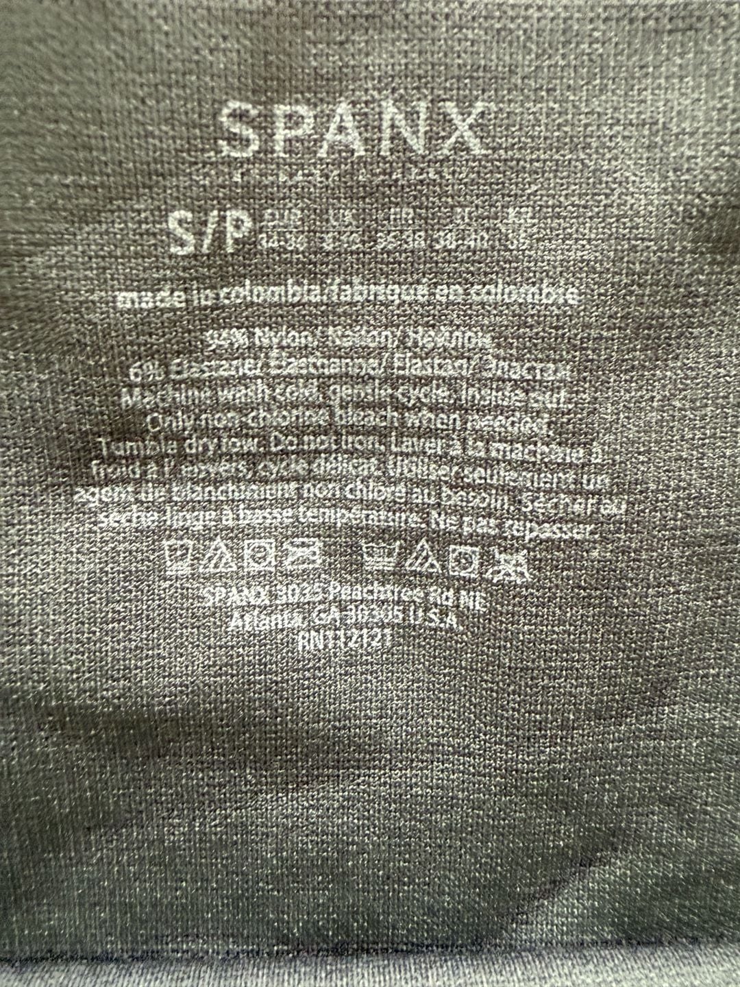 Spanx Look At Me Now Seamless Leggings Black Camo Size S 3