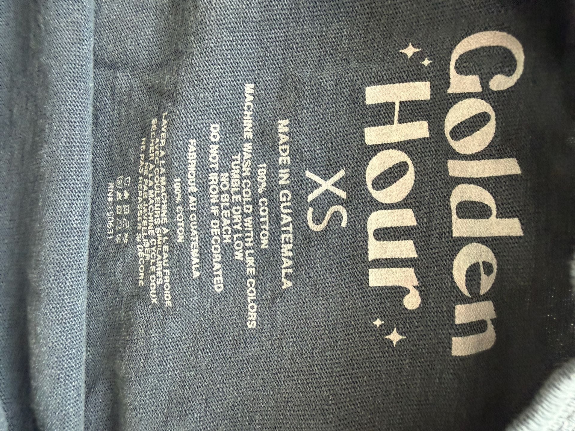 Golden Hour Blue United Kingdom Union Jack T-Shirt XS 3