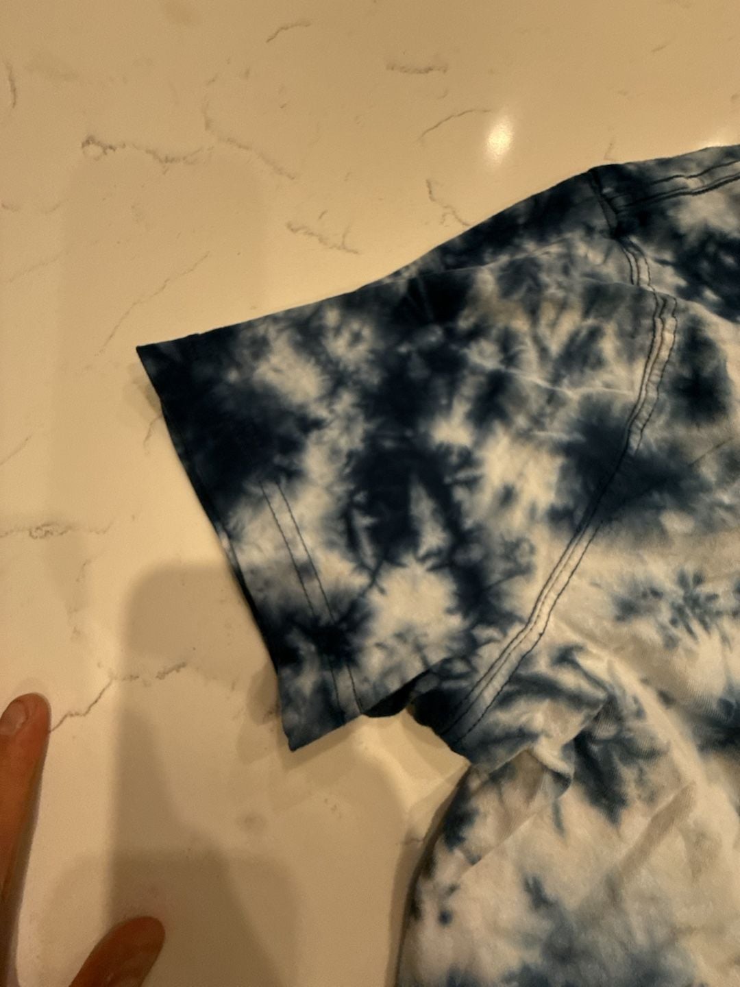 New Era New York Yankees Tie-Dye Short Sleeve T-Shirt Blue Size L 7