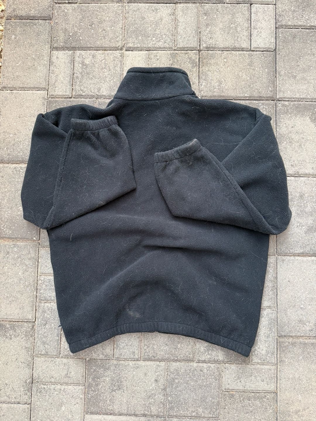 Vintage Avalanche Performance Black Full-Zip Fleece Jacket 4