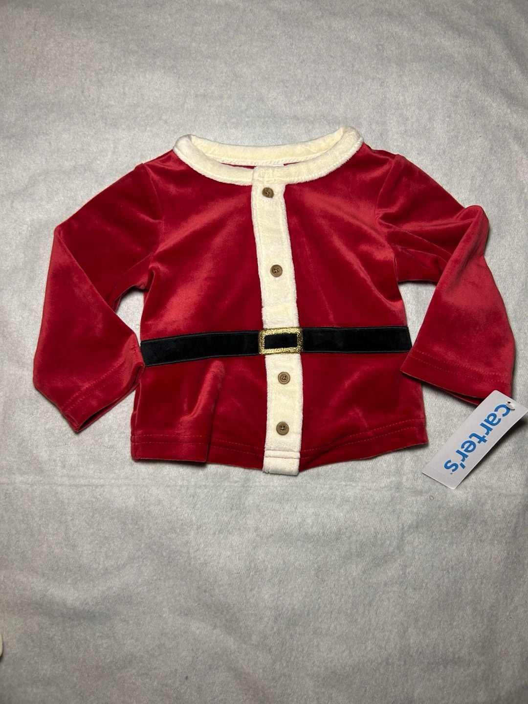Carter's Baby 2-Piece Santa Holiday Long-Sleeve Top & Pant Set 5