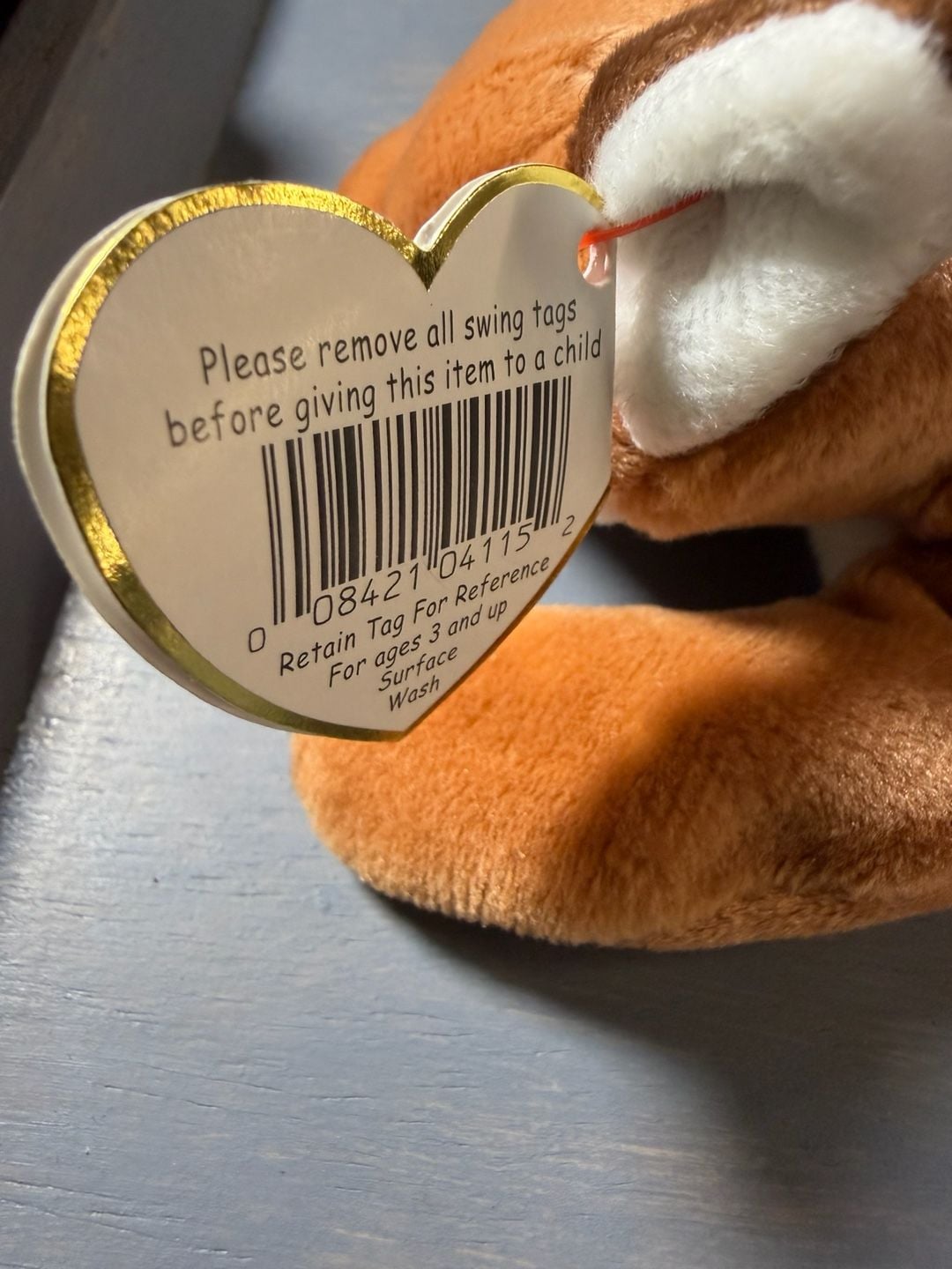 Ty Beanie Baby Sly the Fox 1996 Retired Plush 6