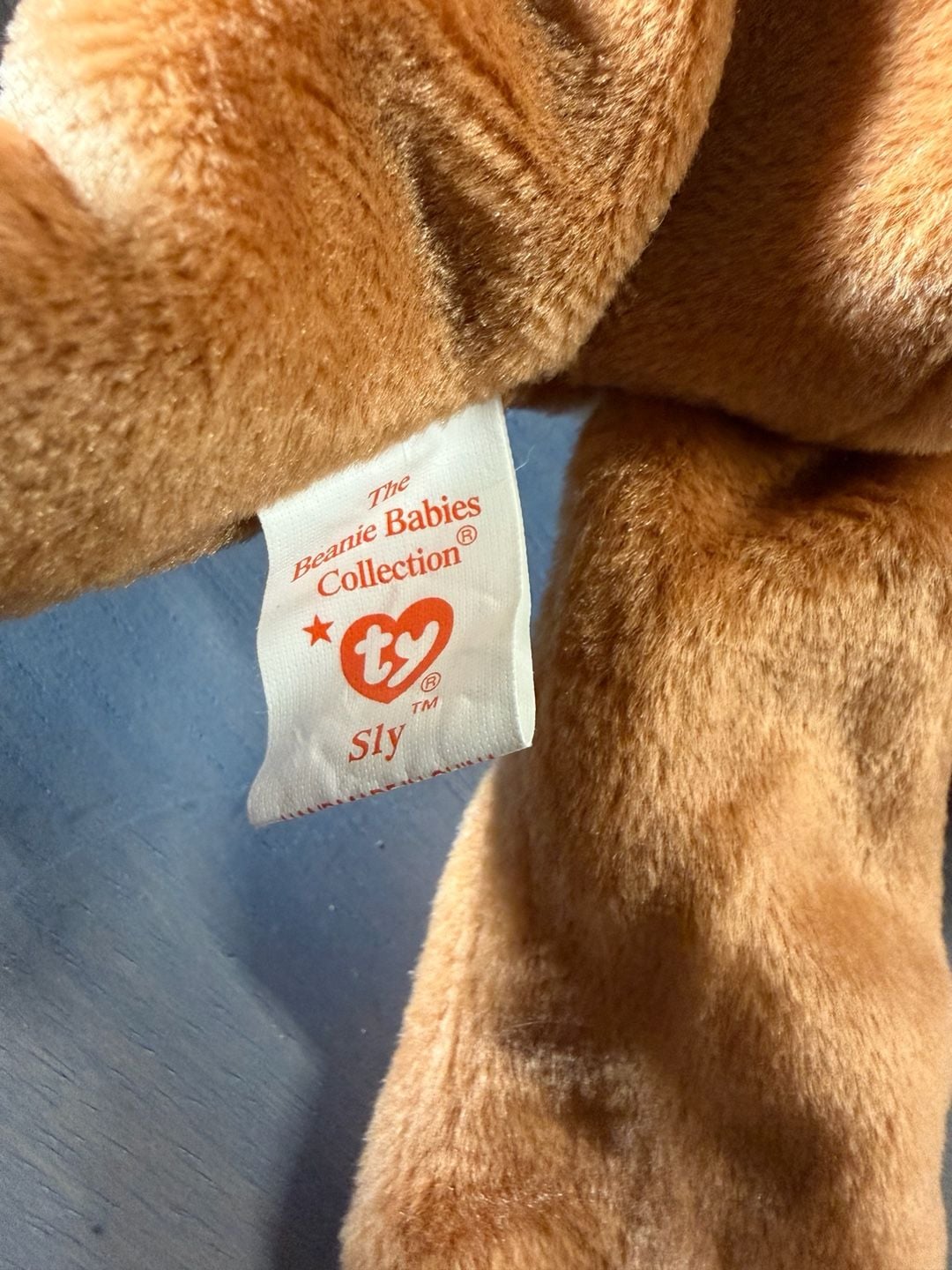 Ty Beanie Baby Sly the Fox 1996 Retired Plush 7