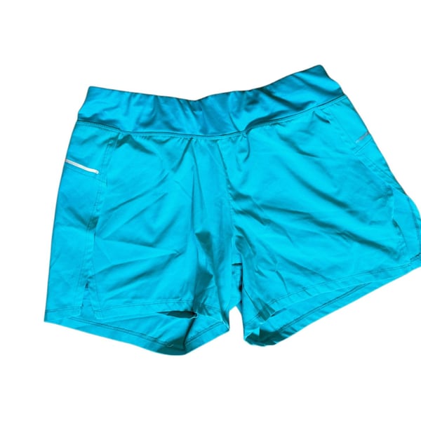 Avia Women's Athletic Running Shorts Aqua Cade Blue Style AVL29214 Size M 0036