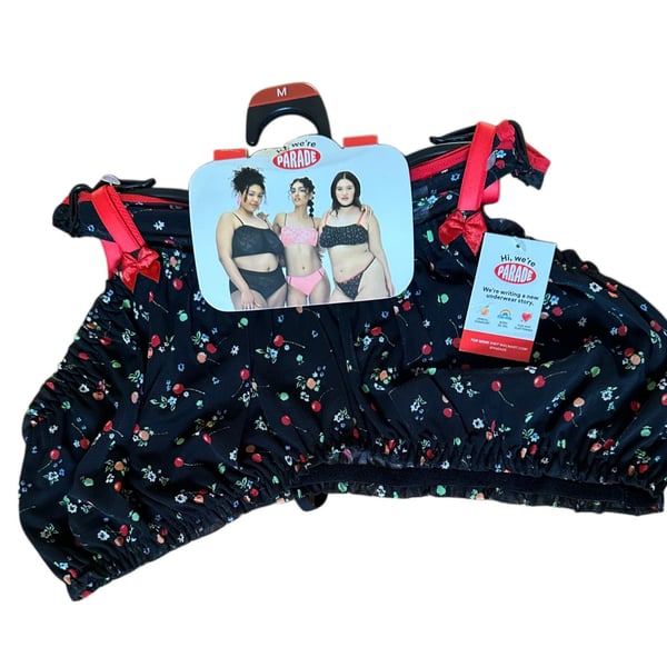 Parade Micro Mesh Cherries Print Thong Panty