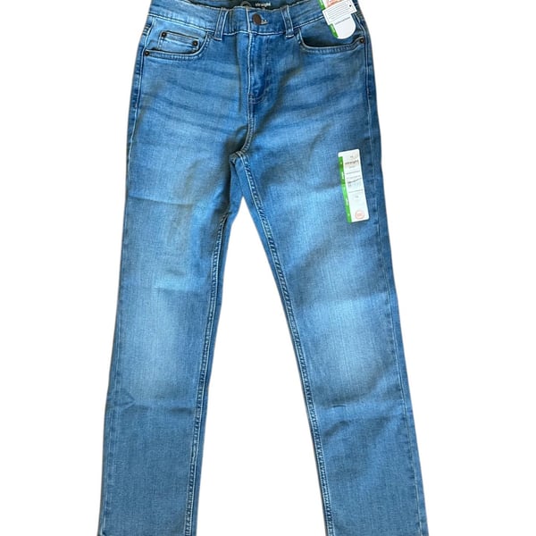 Wonder Nation Boys Straight Denim Jean Vintage Wash Size 14