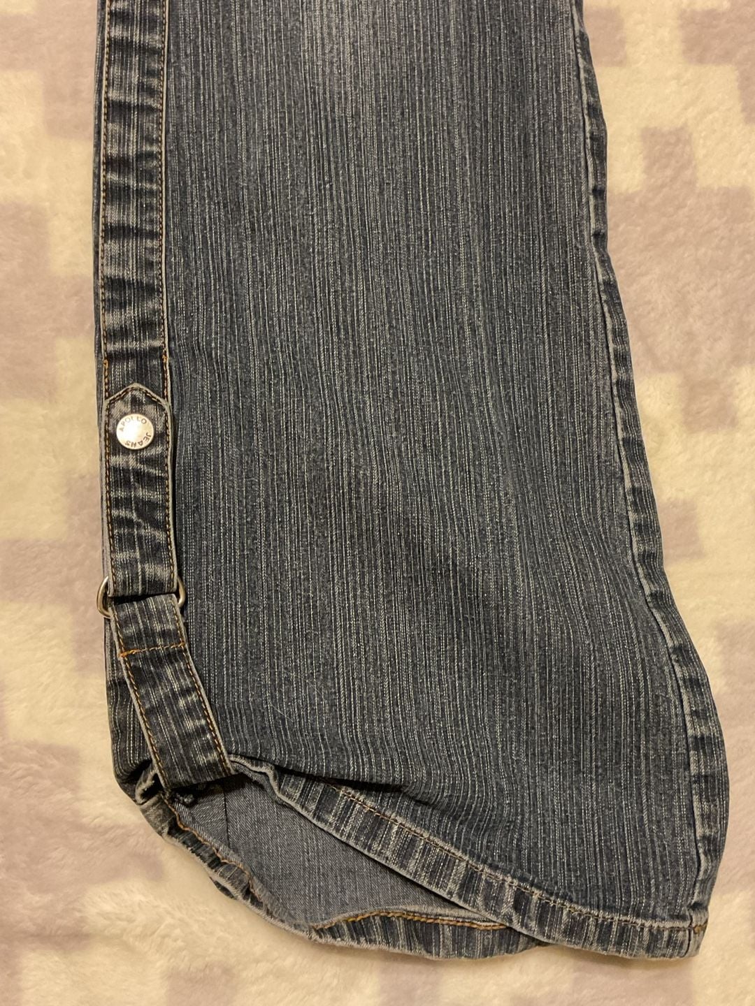 Apollo Jeans Vintage Y2K Low Rise Flare Denim Pants Size 11/12 6