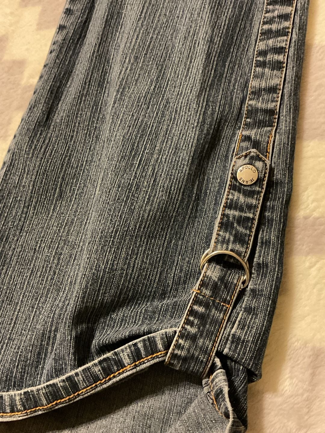 Apollo Jeans Vintage Y2K Low Rise Flare Denim Pants Size 11/12 7