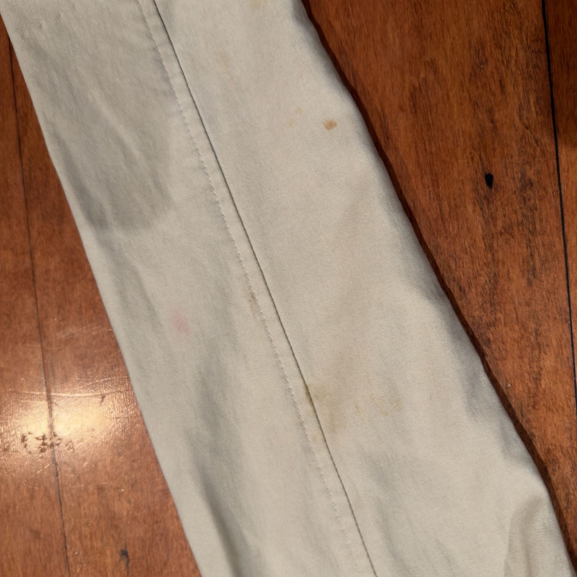 Greg Norman Golf Pants Performance Stretch Gray Size 36x30 Stained 3