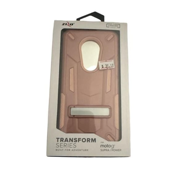 Zizo Transform Series Phone Case for Motorola Moto G7 Supra / Power Rose Gold