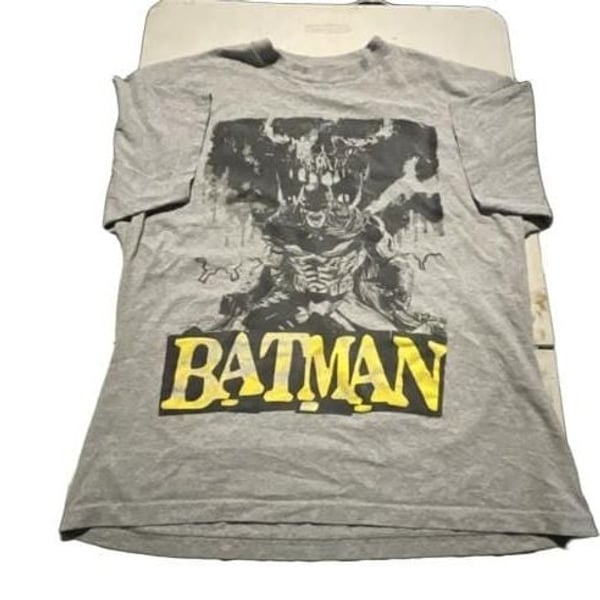 DC Comics Batman Graphic T-Shirt Gray