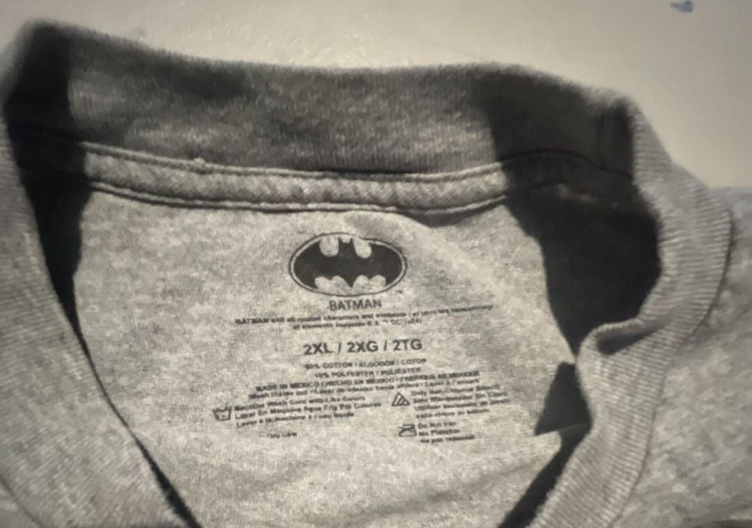 DC Comics Batman Graphic T-Shirt Gray 3