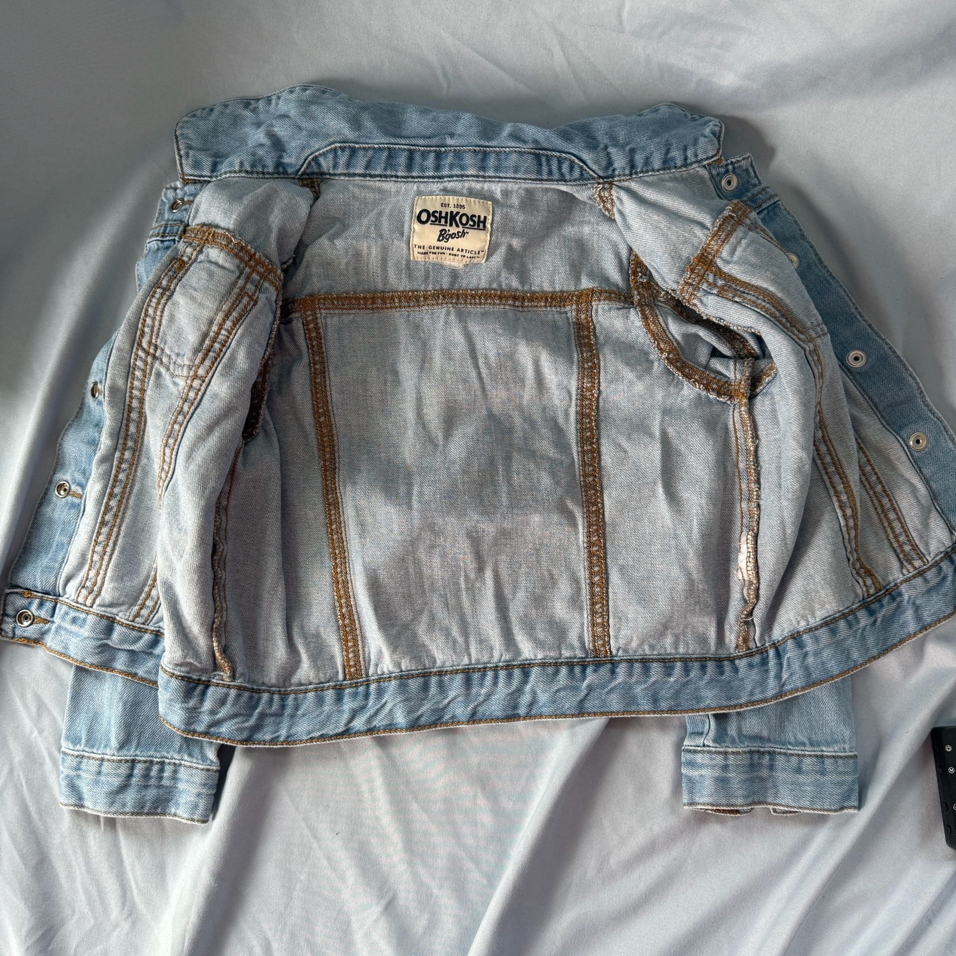 OshKosh B'gosh Light Wash Denim Jean Jacket 5