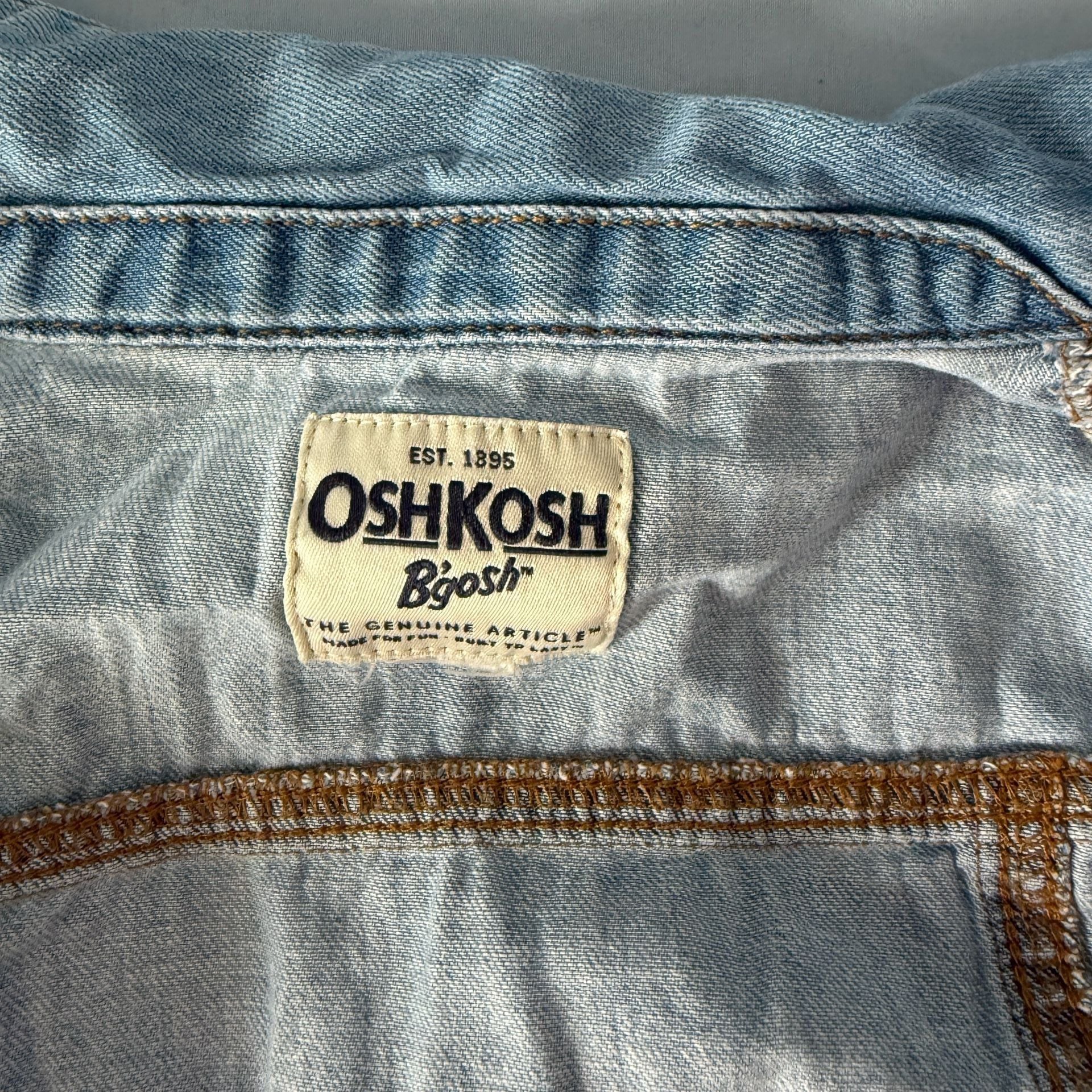 OshKosh B'gosh Light Wash Denim Jean Jacket 6