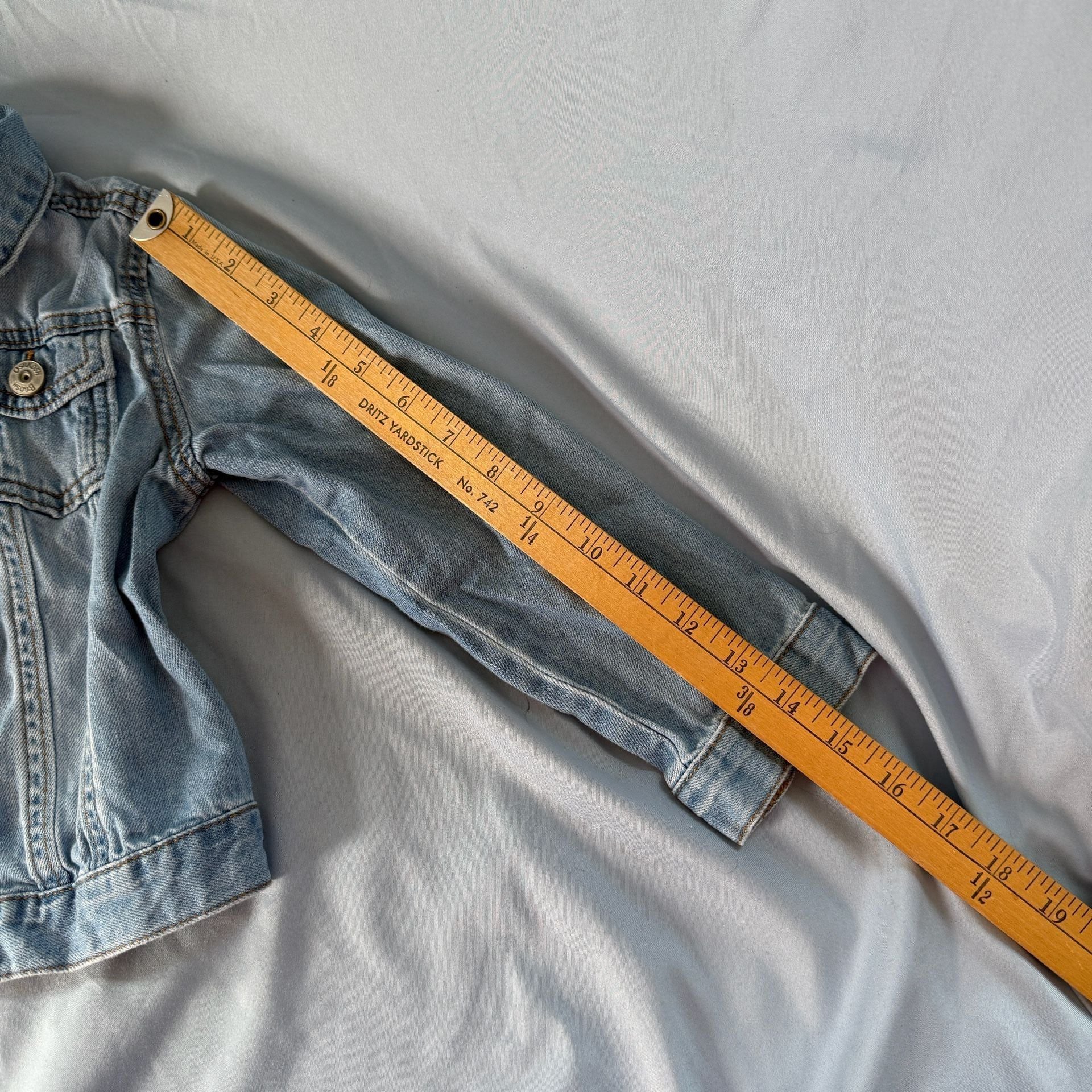 OshKosh B'gosh Light Wash Denim Jean Jacket 7