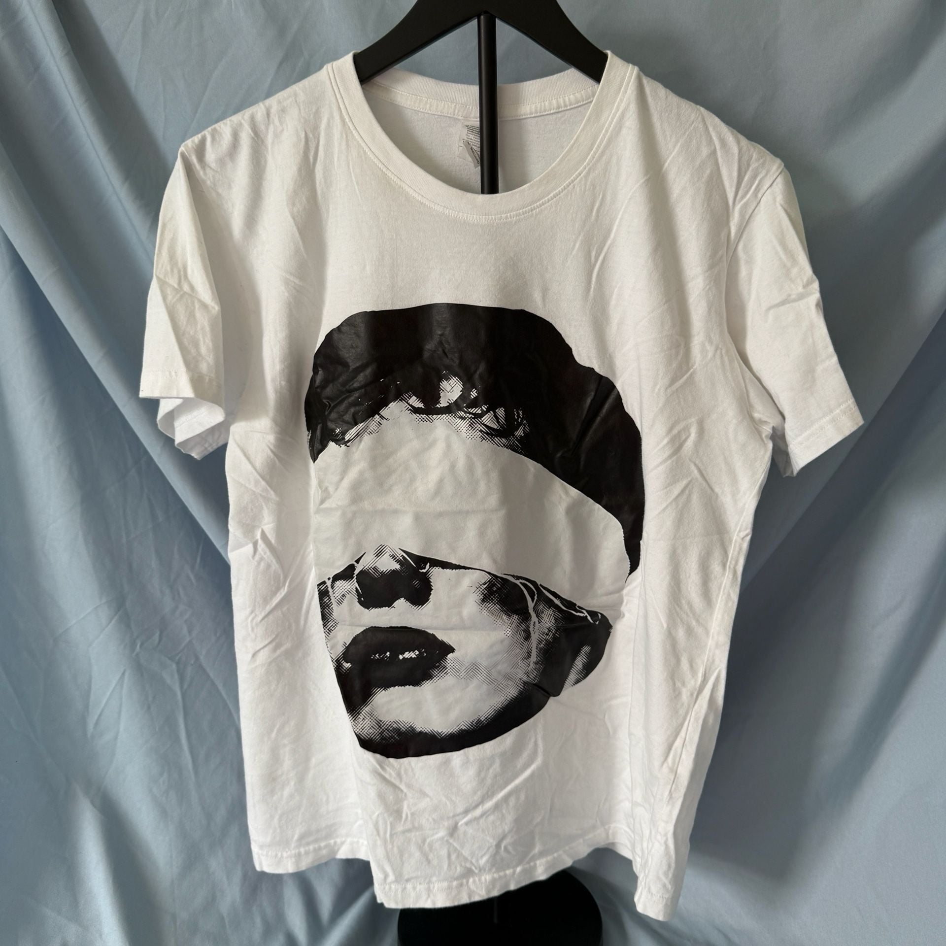 See No Evil Graphic Print Short Sleeve T-Shirt White Size S 2