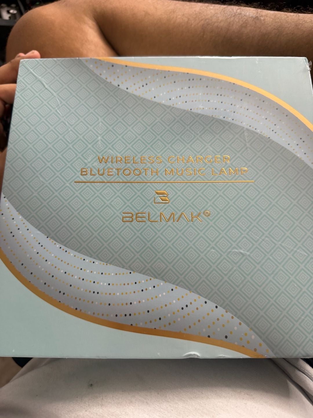 BELMAK Wireless Charger Bluetooth Music Lamp Bedside Lamp 1