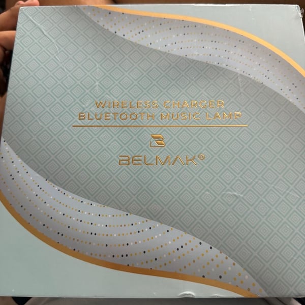 BELMAK Wireless Charger Bluetooth Music Lamp Bedside Lamp