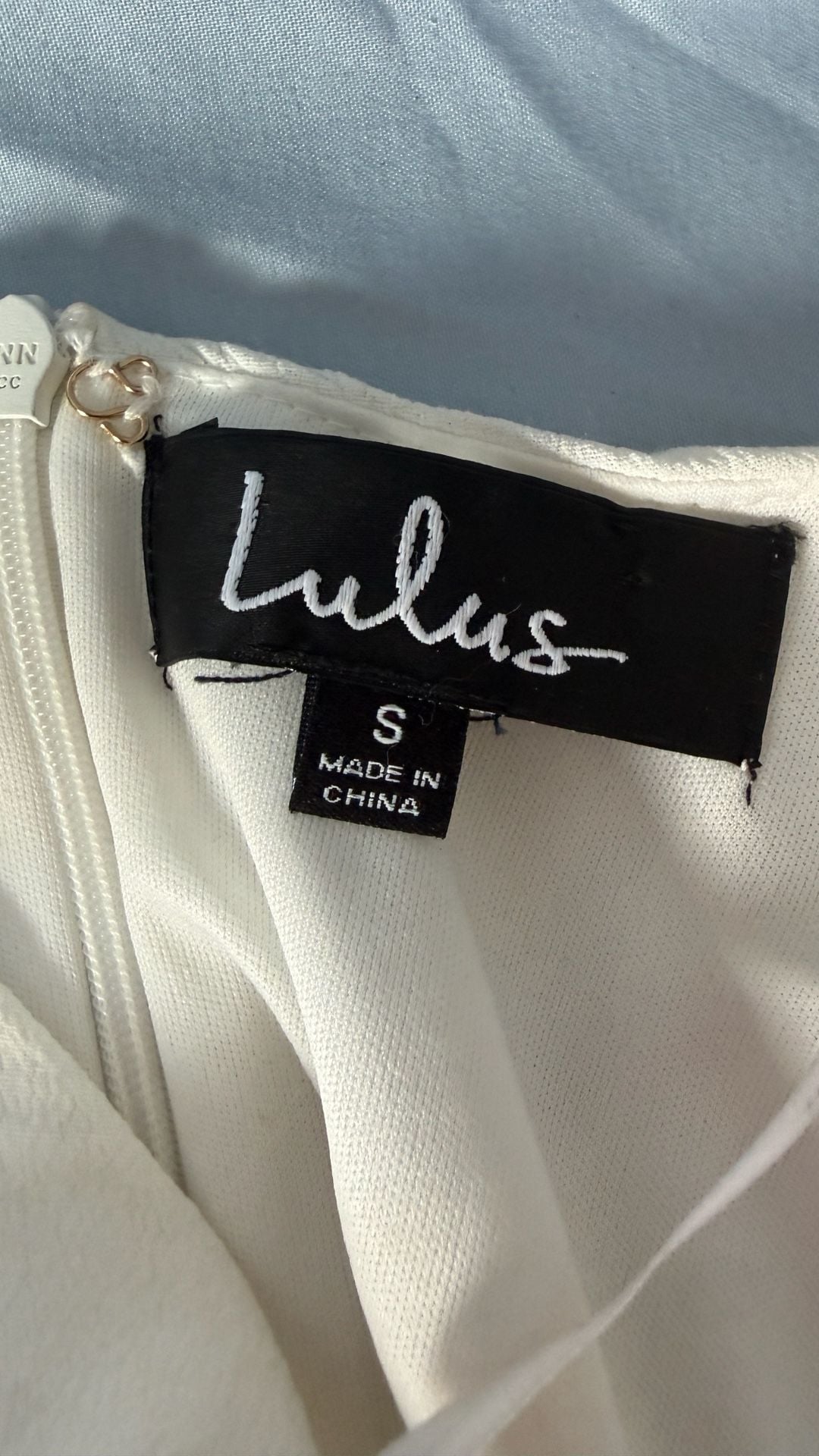 Lulus White Tie-Front Mini Dress Style D21692HL 8