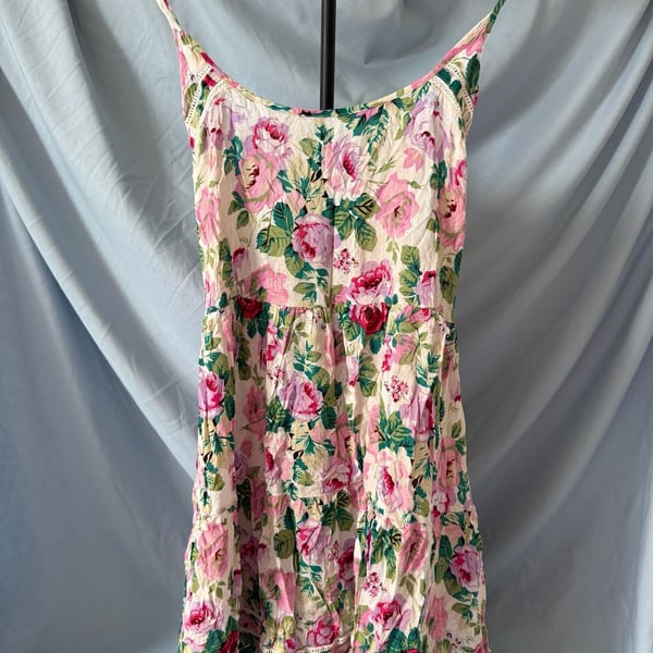 Anthropologie Eloise Lila Chemise floral dress