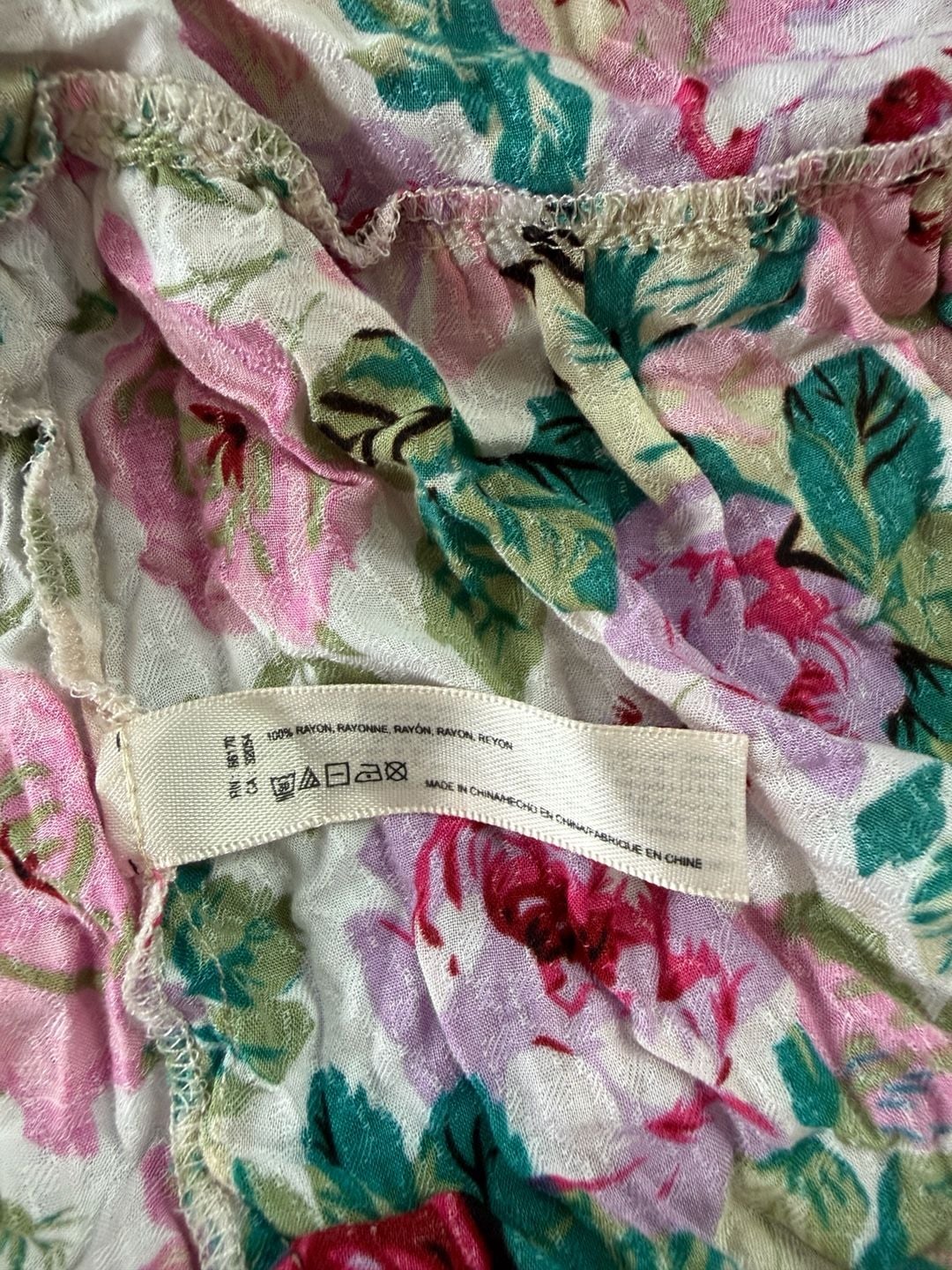 Anthropologie Eloise Lila Chemise floral dress
7