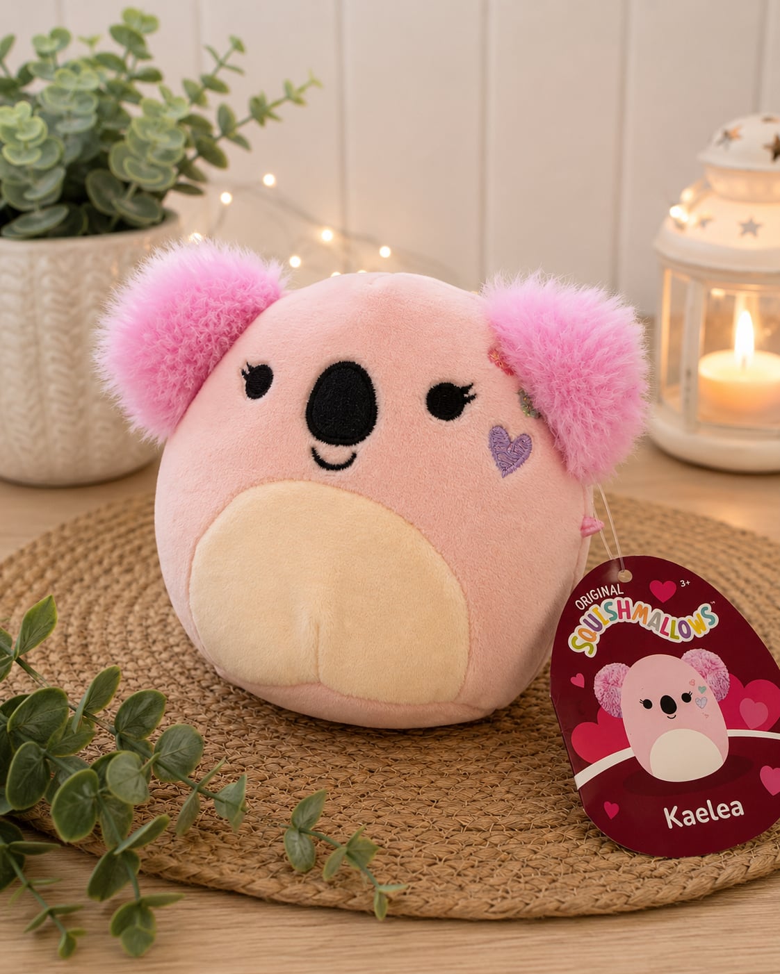 Squishmallows Kaelea the Pink Koala Valentine Plush Stuffed Animal 1