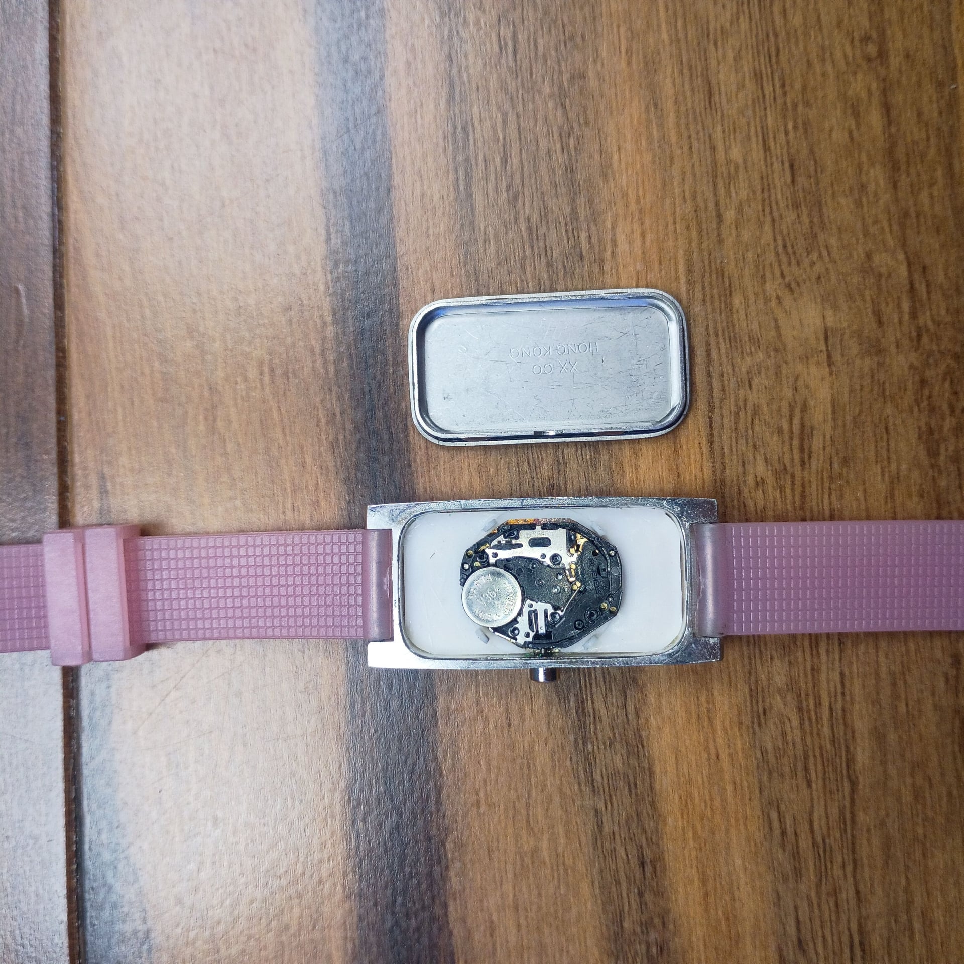 Pastorelli Pink Rectangular Quartz Women's Fashion Wrist Watch (untested) 7