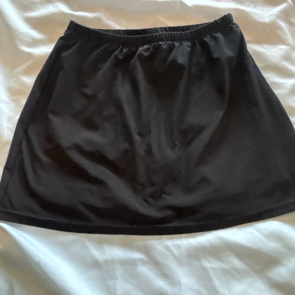 Nike Vintage Black Tennis Skirt Skort Dri-Fit Size M 8-10