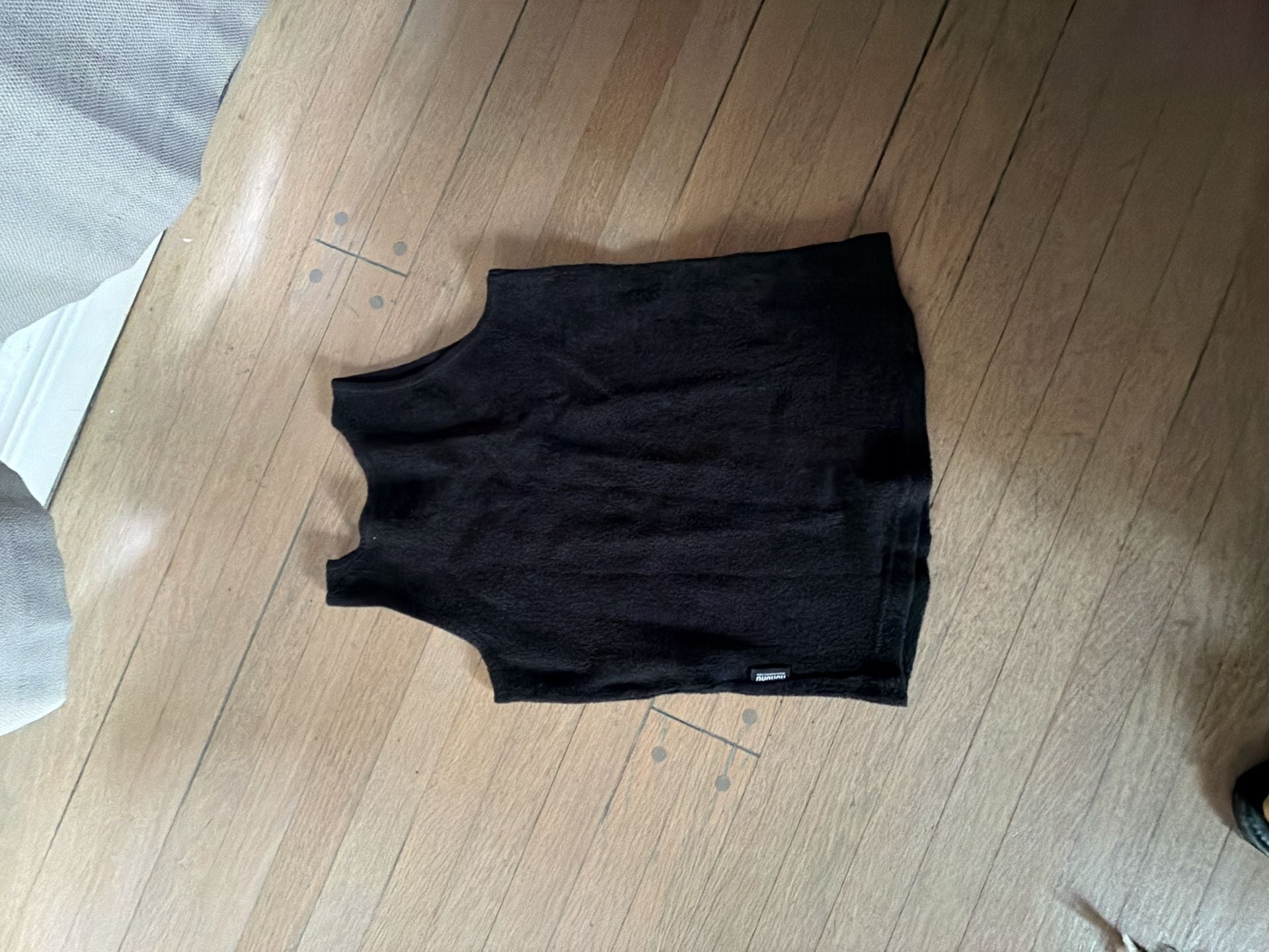 Nununu Black Terry Cloth Tank Top Size 8-9 7
