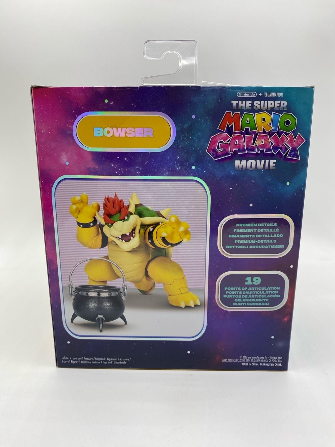 Nintendo Super Mario Galaxy Deluxe Bowser With Cauldron - Jakks Pacific - New 2
