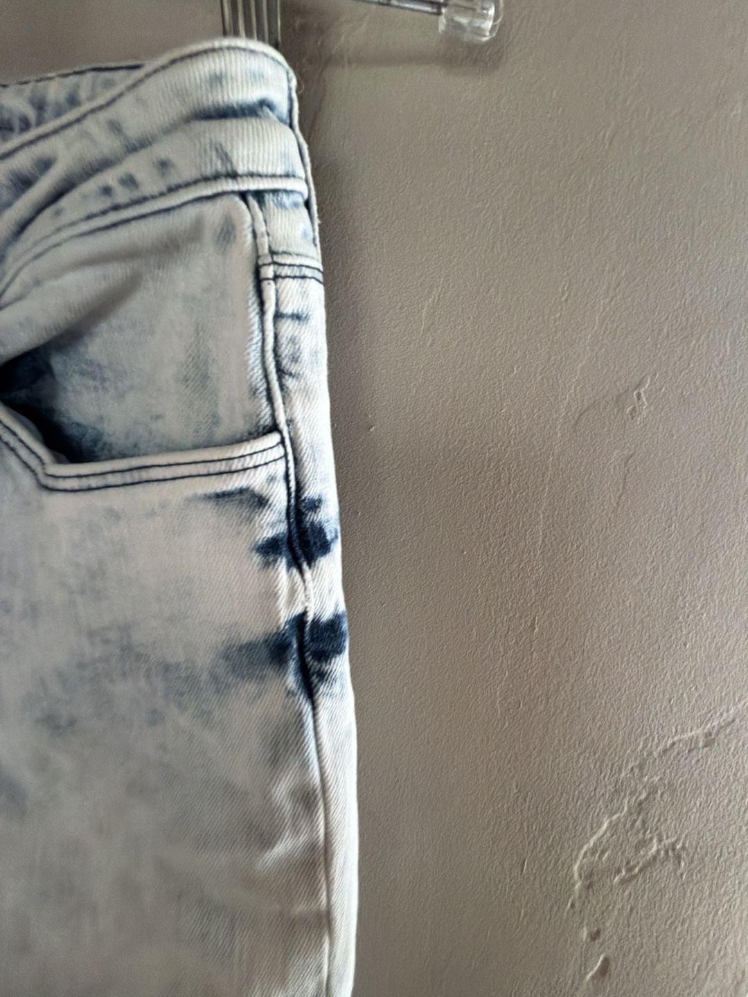L'Agence High Line High Rise Skinny Distressed Acid Wash Jeans Size 24 6