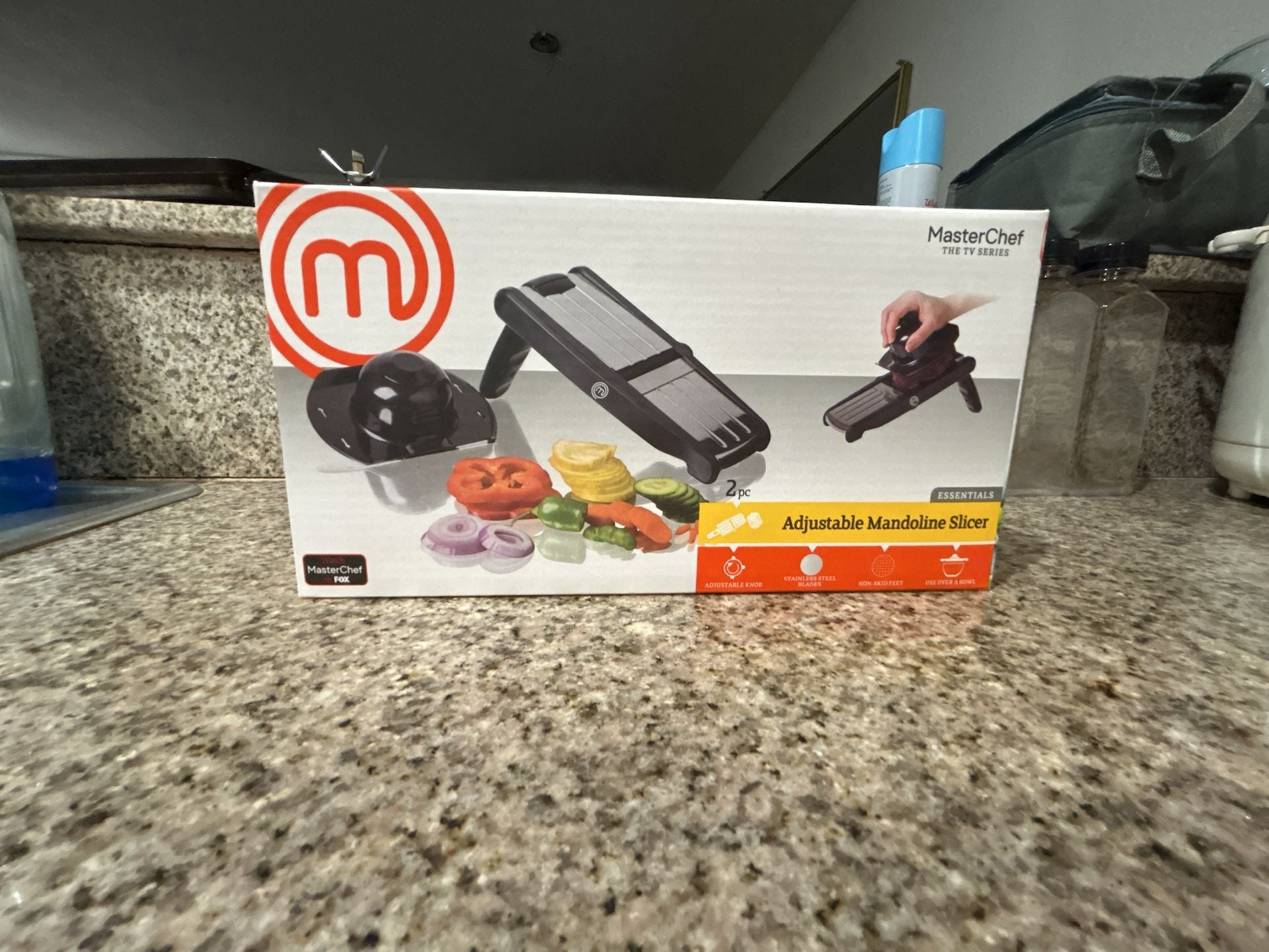 MasterChef The TV Series Essentials Adjustable Mandoline Slicer 2pc 1
