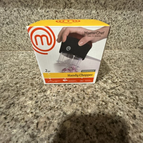 MasterChef Essentials Compact Handy Chopper 2-Piece Set