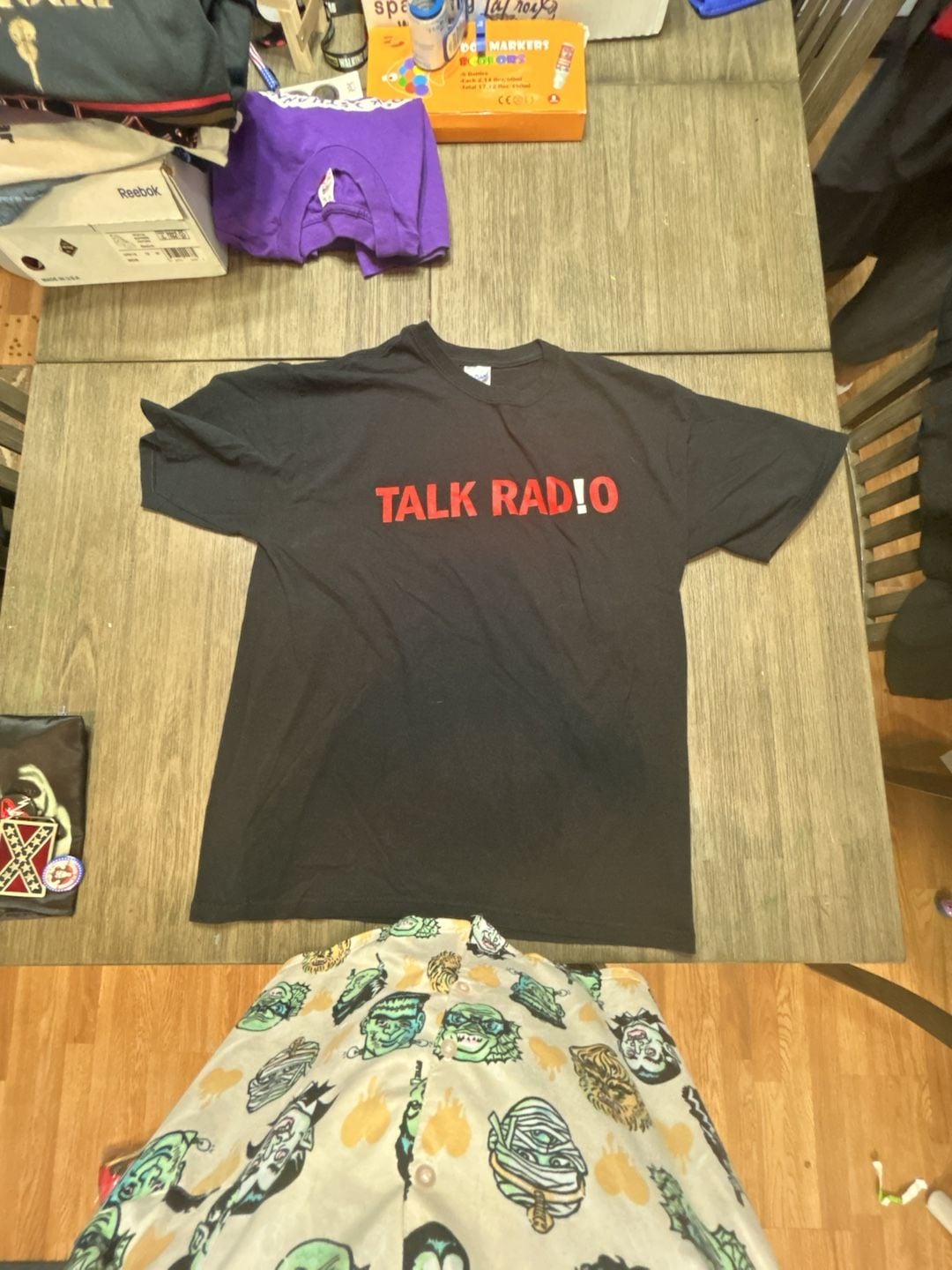 Gildan Talk Radio Movie Fan T-Shirt Black Size L 2